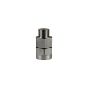 Adaptador Giratório ST-350, 3/8"m:3/8"f, Aço Inox, 45mm, 500bars, 90ºC