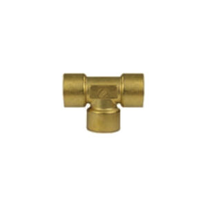 União em Tê fêmea:fêmea, 3/8", Bronze