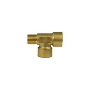 União em Tê fêmea:macho, 3/8", Bronze