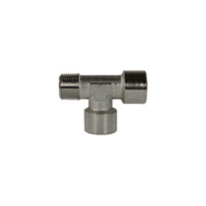 União em Tê fêmea:macho, 1/4", 3/8", 1/2", Bronze-níquel