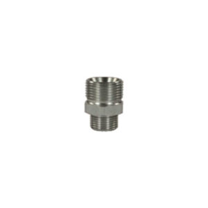 Adaptador M22 macho:rosca macho, Aço Inoxidável - Image 1