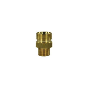 Adaptador M22 macho:rosca macho, com cone (AGR), Bronze