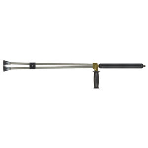 Lança Dupla com pega moldada, recta, válvula ST-54, proteção de bico ST-10, 1/4" fêmea