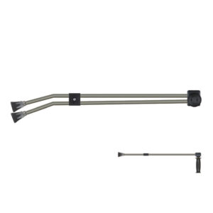 Lança Dupla com ponta inclinada, válvula lateral ST-54, proteção de bico ST-10, 1/4" fêmea