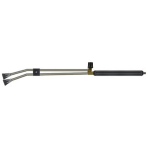 Lança Dupla com ponta inclinada e pega moldada, válvula superior ST-53, proteção de bico ST-10, 1/4" macho