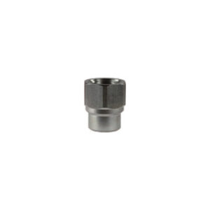 União de Redução 1/4"fêmea:3/8"fêmea, Aço Inox